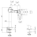 LogiLink Uchwyt do monitora 17-32 cale, stalowy, maks. 9kg