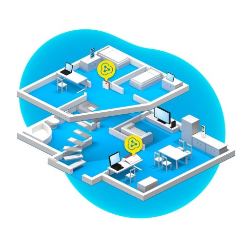 Repeater FRITZ! 1200 AX Wzmacniacz sieciowy 2400 Mbit/s Biały