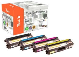 Peach 112061 kaseta z tonerem 4 szt. Zamiennik Czarny, Cyjan, Purpurowy, Żółty