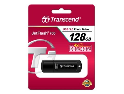 USB-Stick 128GB Transcend JetFlash 700 USB3.1 schwarz