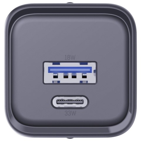 3MK Ładowarka sieciowa Hyper Charger PD 33W GaN QC4+ PPS AFC FCP SCP USB-A USB-C czarna