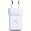 3MK Ładowarka sieciowa Hyper GaN 20W 1xUSB-A 1xUSB-C PD QC4+ biała