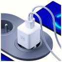 3MK Ładowarka sieciowa Hyper GaN 20W 1xUSB-A 1xUSB-C PD QC4+ biała