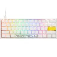 Ducky One 2 Pro Mini White Edition Gaming Tastatur, RGB LED - Cherry Blue (US)