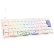 Ducky One 2 Pro Mini White Edition Gaming Tastatur, RGB LED - Cherry Blue