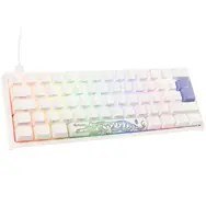 Ducky One 2 Pro Mini White Edition Gaming Tastatur, RGB LED - Cherry Red
