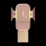 Terratec ChargeAir All Car Uchwyt aktywny Telefon komórkowy/Smartfon, Smartwatch Czarny