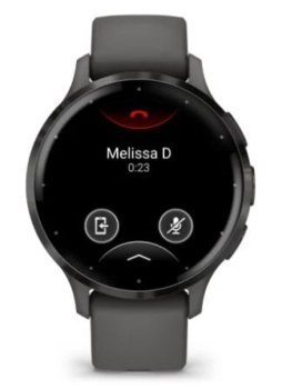 Garmin Venu 3S z czujnikiem tętna HRM Elevate Ox (grafitowa ramka / kamiennoszara koperta / kamiennoszary pasek)