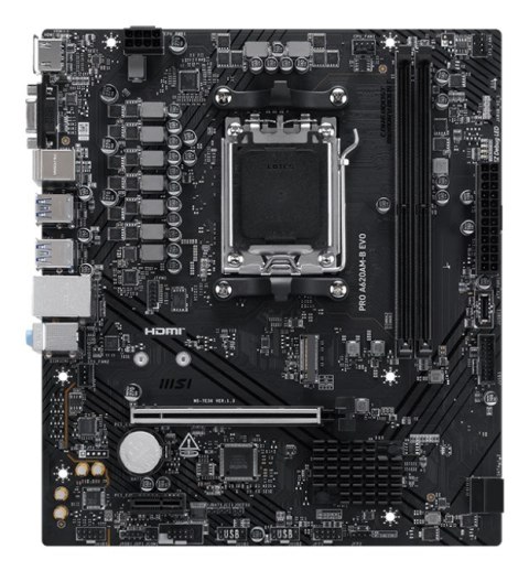 MSI PRO A620AM-B EVO płyta główna AMD A620A Gniazdo AM5 ATX