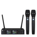 DNA Professional XMIC 2 - podwójny zestaw bezprzewodowy 2x mikrofon doręczny + odbiornik (518-542 MHz)