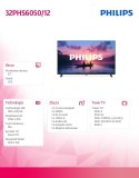 Philips Telewizor LED 32 cale 32PHS6050/12