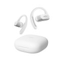 SHOKZ OpenFit Air, weiss Zestaw słuchawkowy Bezprzewodowy Nauszny Połączenia/Muzyka/Sport/Codzienność Bluetooth Biały