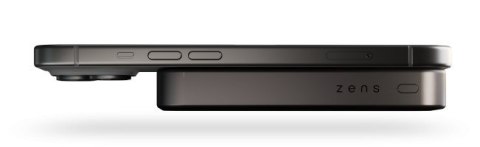 ZENS Slim Qi2 Aluminium Powerbank - magnetyczny powerbank 10000 mAh kompatybilny z MagSafe i Qi2 (black)