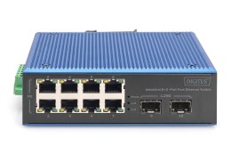 Digitus Przemysłowy 8+2 portowy przełącznik Fast Ethernet