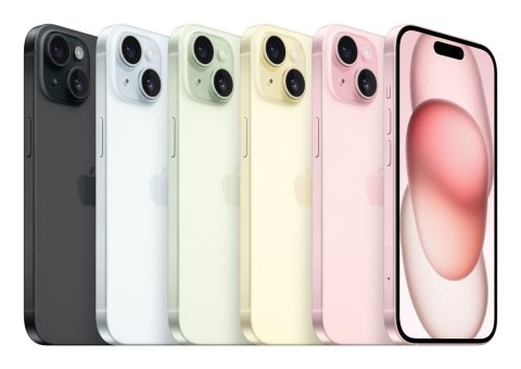 Apple iPhone 15 15,5 cm (6.1") Dual SIM iOS 17 5G USB Type-C 128 GB Różowy
