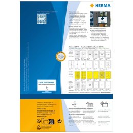 HERMA 9541 samoprzylepne etykiety Prostokąt Biały 80 szt.