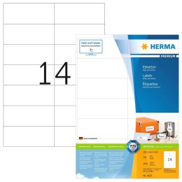 HERMA 4625 etykiet do nadruku Biały Samoprzylepne etykiety do drukowania