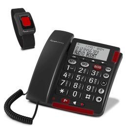Amplicomms BigTel 50 Alarm Plus DE/FR Analogowy Telefon Ciemnoszary (ATL1424096)