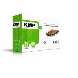 KMP MULTIPACK B-T58V kaseta z tonerem 4 szt. Zamiennik Czarny, Cyjan, Purpurowy, Żółty