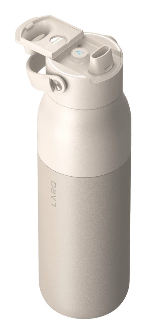LARQ Bottle PureVis 2 - inteligentna, samoczyszcząca butelka filtrująca, światło UV-C 1L (granite white)