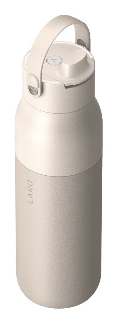 LARQ Bottle PureVis 2 - inteligentna, samoczyszcząca butelka filtrująca, światło UV-C 1L (granite white)