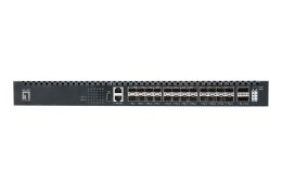 Przełącznik LevelOne 24x10GSFP+/2x 100GQSFP TOR zarządzany L3 1Gbps