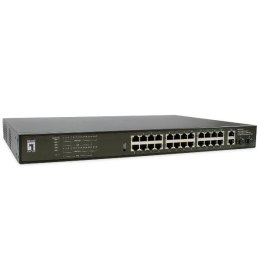 Przełącznik LevelOne GB PoE+ 28-portowy 19