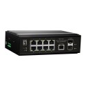 Przełącznik LevelOne Industrial Gb/L2 Managed PoE 10-portowy 360 W 1 Gb/s