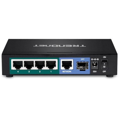 TRENDnet Switch 6 Port Gbit PoE+ 65W Metall