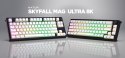 HATOR Skyfall 80 MAG ULTRA 8K klawiatura Gaming USB QWERTY US English Czarny, Biały