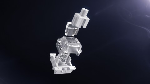 HATOR Skyfall 80 MAG ULTRA 8K klawiatura Gaming USB QWERTY US English Czarny, Biały