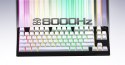 HATOR Skyfall 80 MAG ULTRA 8K klawiatura Gaming USB QWERTY US English Czarny, Biały