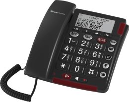 Telefon amplicomms BigTel 50 Plus z bransoletką awaryjną Duo ciemnoszary