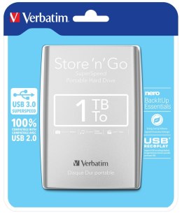 Dysk zewnętrzny Verbatim 53071 (1 TB; 2.5