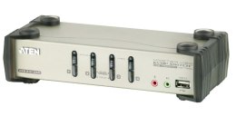 ATEN Przełącznik 4-portowy PS/2-USB VGA/Aud KVMP W/OSD
