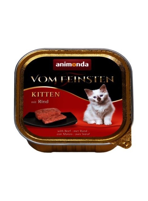 ANIMONDA Vom Feinsten Kitten wołowina - mokra karma dla kociąt - 100g