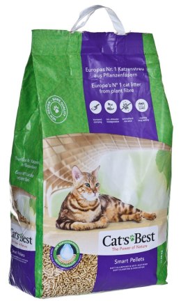 JRS Cat's Best Smart Pellets - drewniany żwirek dla kotów, zbrylający - 10 kg