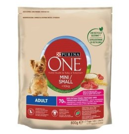 PURINA One Mini Adult Wołowina, ryż - sucha karma dla psa - 800 g