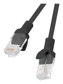 Patchcord UTP Lanberg PCU6-10CC-0025-BK (RJ45 - RJ45 ; 0,25m; UTP; kat. 6; kolor czarny)