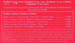 MACED Skóra wieprzowa - gryzak dla psa - 200 g 2 szt.