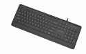 Klawiatura typu "czekoladki" USB (A+C) Gembird KB-MCH-05 1.8m czarna