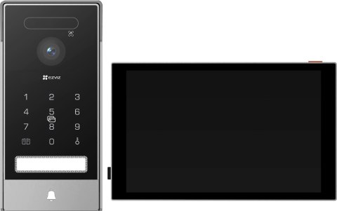 EZVIZ HP7 PRO 4K wideodomofon 20,3 cm (8") Czarny, Szary