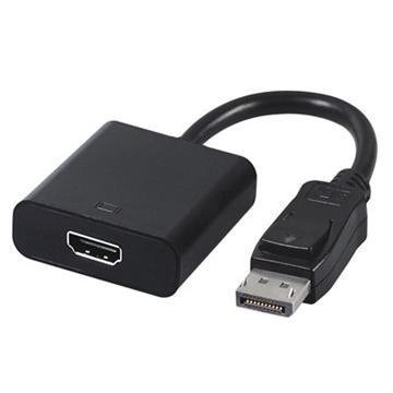 Adapter GEMBIRD A-DPM-HDMIF-002 (DisplayPort M - HDMI F; 0,10m; kolor czarny)