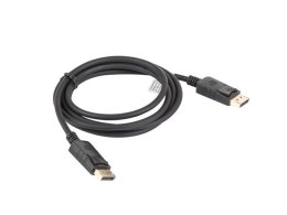 Kabel Lanberg CA-DPDP-10CC-0018-BK (DisplayPort Męski - DisplayPort Męski; 1,8m; czarny)