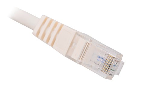 Patchcord U/UTP Lanberg PCU6-10CC-0100-W (RJ45 - RJ45 ; 1m; UTP; kat. 6; kolor biały)