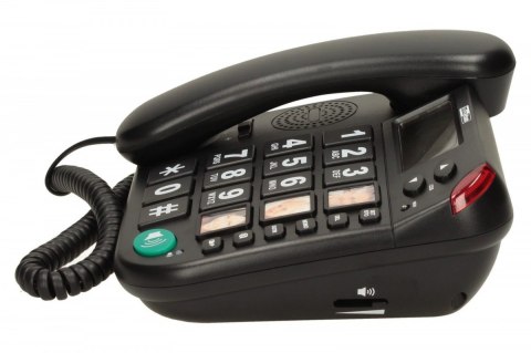 Maxcom Telefon przewodowy KXT480 BB, czarny