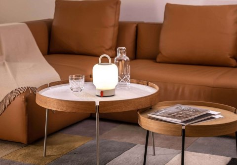 Kooduu Lampa przenośna akumulatorowa LOOME biała