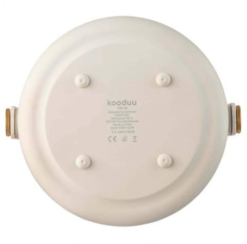 Kooduu Lampa przenośna akumulatorowa Lite-up beżowa
