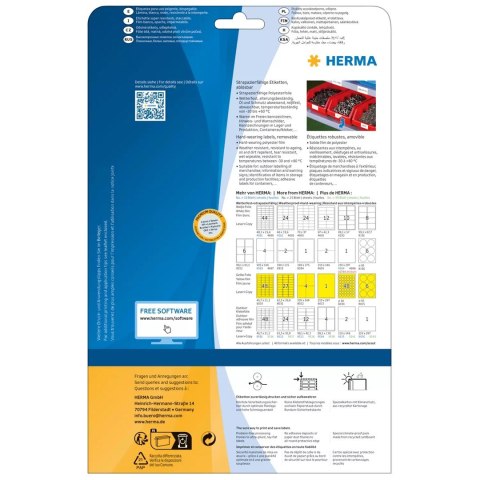 HERMA 4577 samoprzylepne etykiety Wyjmowana Biały 20 szt.