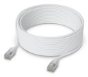 Ubiquiti UACC-Cable-Patch-EL-C6A-12M-W kabel sieciowy Półprzezroczysty, Biały Cat6a Okrągły